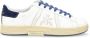 Premiata Russell 6745 Leren Sneaker Wit Blauw White Heren - Thumbnail 1