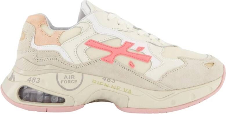 Premiata Sharky D Sneaker Beige Roze Beige Dames