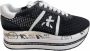 Premiata Beth sneakers met plateauzool Zwart - Thumbnail 2