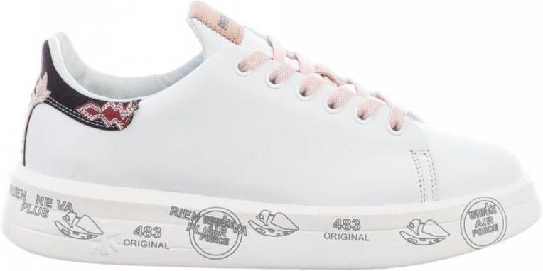 Premiata Hoge kwaliteit platte sneakers voor vrouwen White Dames