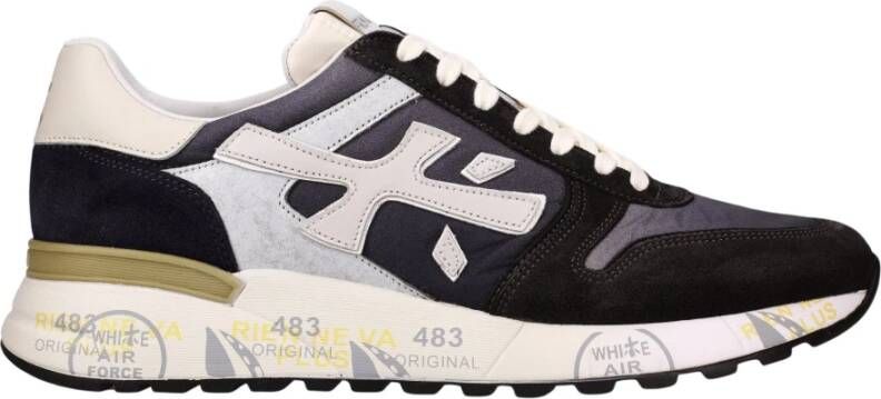 Premiata Blauwe Mick Sneakers met Kwaliteitsmaterialen Multicolor Heren