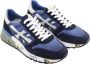 Premiata Blauwe Mick_5692 Sneakers van suède voor heren Blue Heren - Thumbnail 13