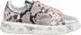 Premiata Python Print Brede Zool Sneakers Multicolor Dames - Thumbnail 1