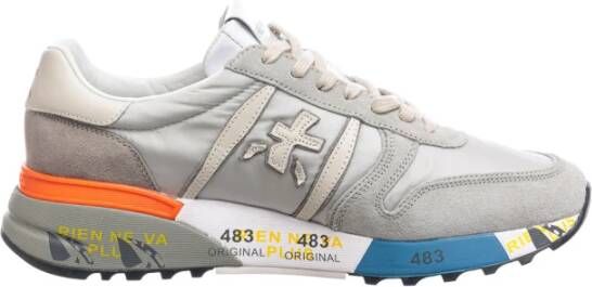 Premiata 6130 Sneakers in Grijs Suède en Nylon Gray Heren