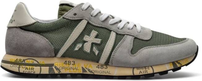 Premiata Herensneakers Eric 6143 Groen Green Heren