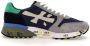 Premiata Leren en stoffen sneakers met rubberen zool Blue Heren - Thumbnail 15