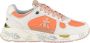 Premiata Mase Women Beige Red Lage sneakers - Thumbnail 1