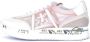 Premiata Conny 6245 Canvas en Suède Dames Sneakers Pink Dames - Thumbnail 3