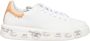 Premiata Witte leren sneakers met logozool White Dames - Thumbnail 13