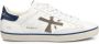 Premiata Vintage Leren Sneakers met Logo Detail White Heren - Thumbnail 1