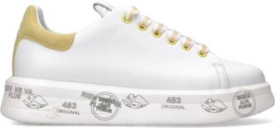 Premiata Verhoog je sneaker game met Belle 5713 White Dames