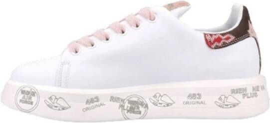 Premiata Hoge kwaliteit platte sneakers voor vrouwen White Dames