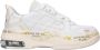 Premiata Witte leren sneakers met multi-component zool White Dames - Thumbnail 1