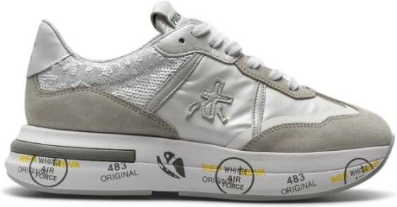 Premiata Retro-Innovatieve Sneakers White Dames