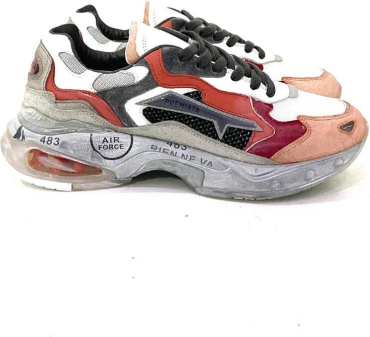 Premiata Multicolor Leren en Stoffen Sneakers Multicolor Heren