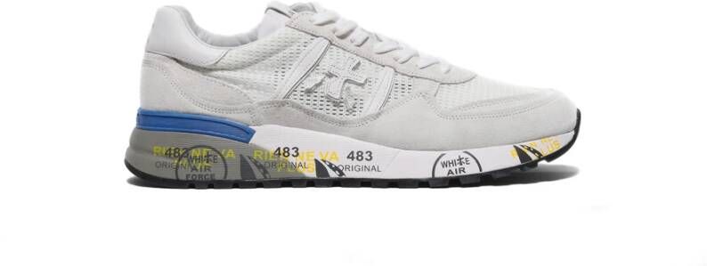 Premiata Upgrade je sneaker game met deze sneakers van suède leer en mesh Gray Heren