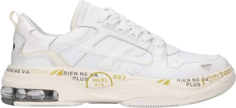 Premiata Unieke witte sneakers met kenmerkende elementen White Heren