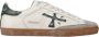 Premiata Steven Logo Groene Sneakers White Heren - Thumbnail 1