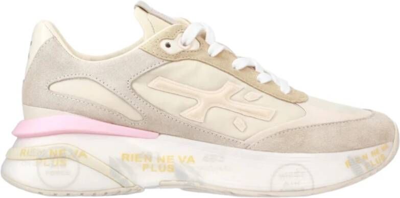 Premiata Stijlvolle Beige Sneakers Multicolor Dames