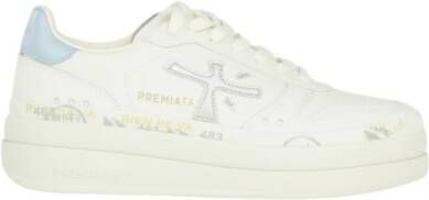 Premiata Platform Sneakers met Dubbele Laag Zool Beige Dames