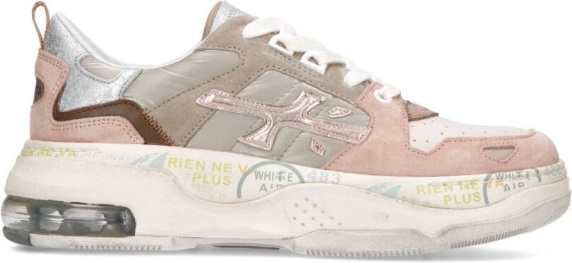 Premiata Stijlvolle Draked Sneakers voor Vrouwen Pink Dames