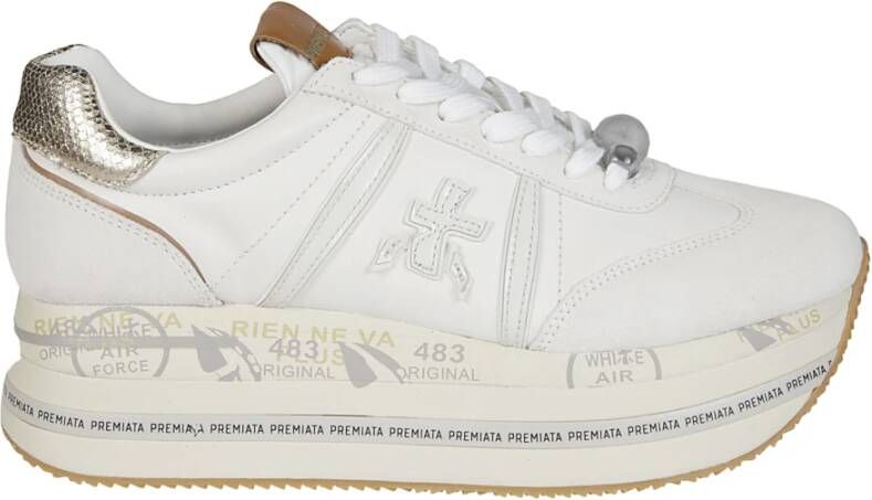 Premiata Stijlvolle Sneaker Beth voor jou White Dames