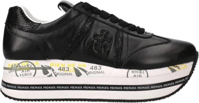 Premiata Stijlvolle Sneakers voor Mannen en Vrouwen Black Dames