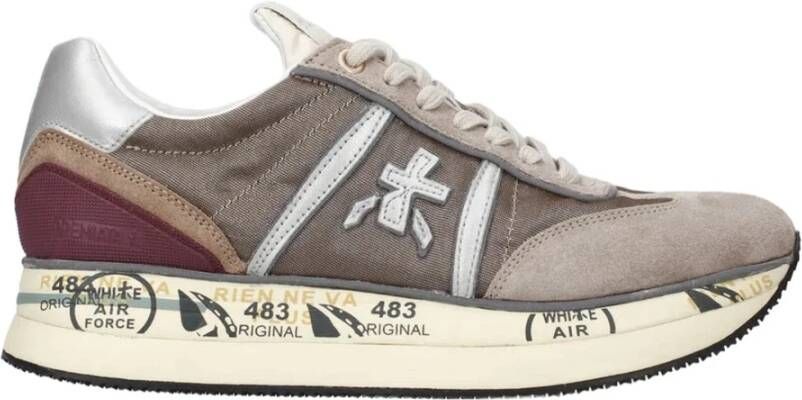 Premiata Stijlvolle Sneaker met 100% samenstelling Brown Dames