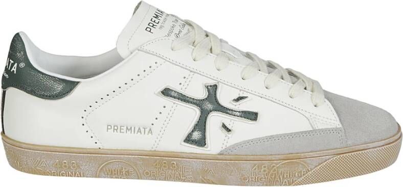 Premiata Stijlvolle Sneaker voor Mannen White Heren