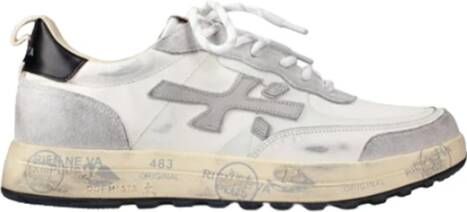 Premiata Stijlvolle Sneakers in Wit Grijs White Heren