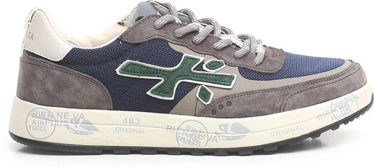 Premiata Stijlvolle Sneakers met Logo Detail Blue Heren