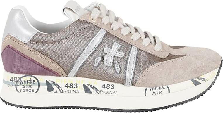 Premiata Stijlvolle Sneakers voor Dagelijks Gebruik Beige Dames