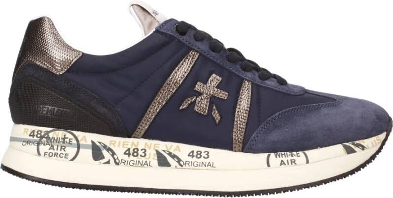 Premiata Stijlvolle Sneakers voor Dagelijks Gebruik Blue Heren