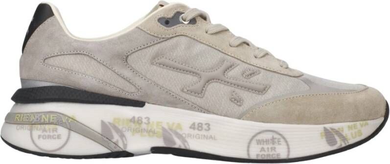 Premiata Stijlvolle Sneakers voor Mannen Beige Heren