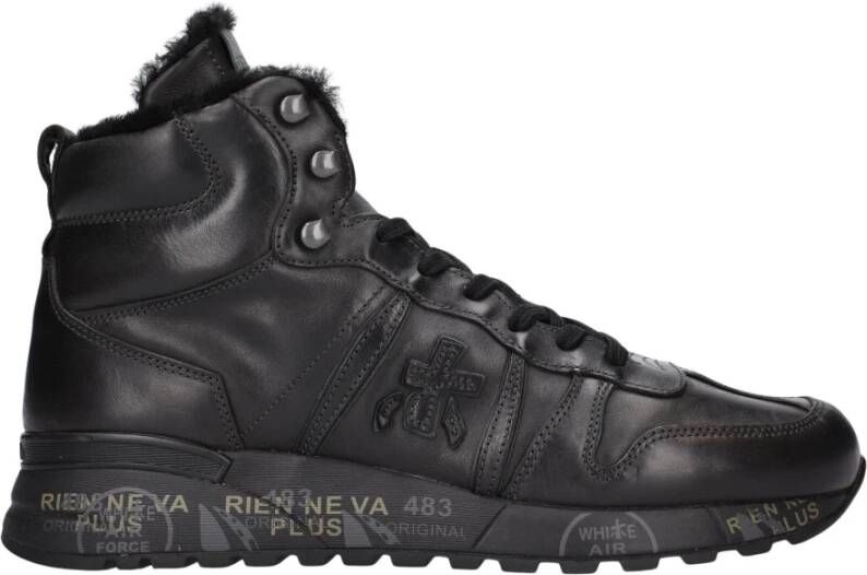 Premiata Stijlvolle Sneakers voor Mannen Black Heren