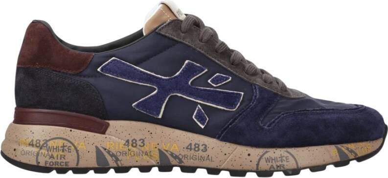 Premiata Stijlvolle Sneakers voor Mannen Blue Heren