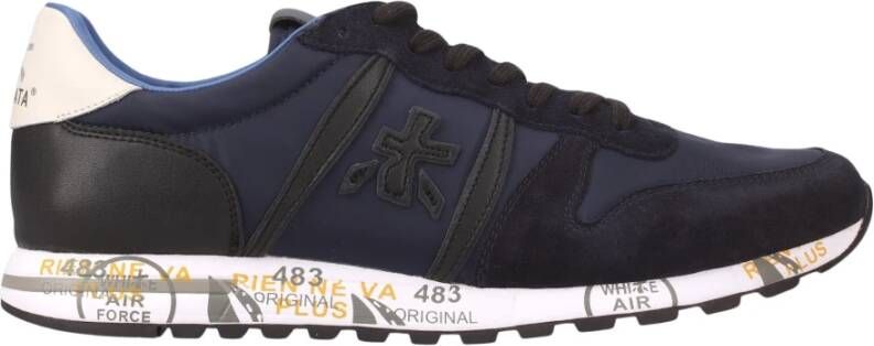 Premiata Stijlvolle Sneakers voor Mannen Blue Heren