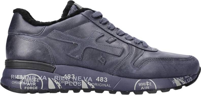 Premiata Stijlvolle Sneakers voor Mannen Blue Heren