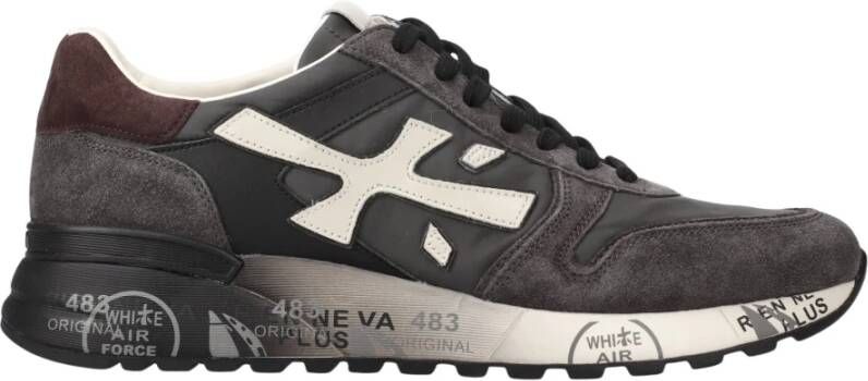 Premiata Stijlvolle Sneakers voor Mannen Gray Heren