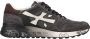 Premiata Suède Leren Sneakers Mick 6870 Black Heren - Thumbnail 7