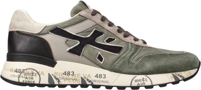 Premiata Stijlvolle Sneakers voor Mannen Green Heren