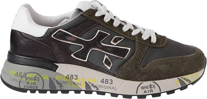 Premiata Stijlvolle Sneakers voor Mannen Green Heren