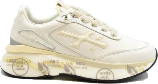 Premiata Stijlvolle Sneakers voor Modieuze Looks Beige Dames