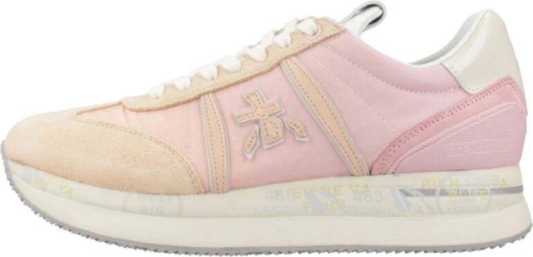 Premiata Stijlvolle Sneakers voor Modieuze Vrouwen Pink Dames