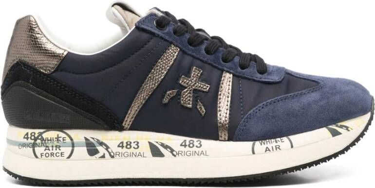 Premiata Stijlvolle Sneakers voor Dagelijks Gebruik Blue Heren