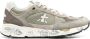 Premiata Suede sneakers met 4 cm zool Green Heren - Thumbnail 1