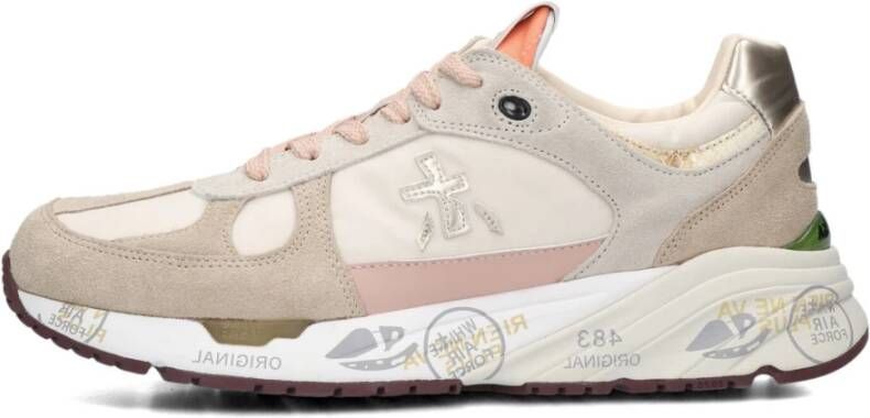 PREMIATA Lage Sneakers Dames Mase-d Maat: 41 Materiaal: Suède Kleur: Taupe