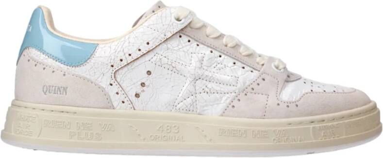 Premiata Vintage leren sneakers White Dames