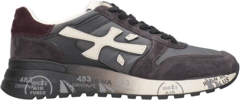 Premiata Vintage Style Mick Sneakers Gray Heren