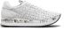 Premiata Witte Bloemen Leren Sneakers Vrouwen White Dames - Thumbnail 1